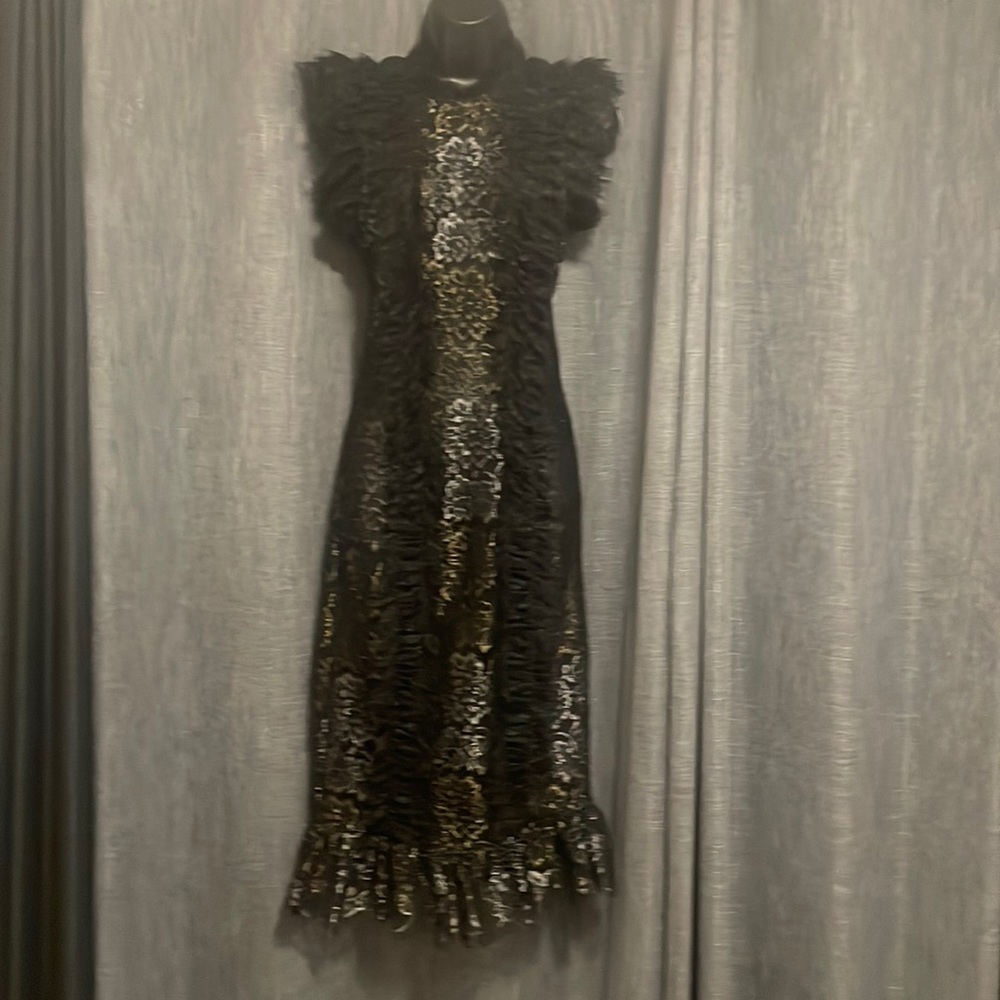 Nbd lace black dress